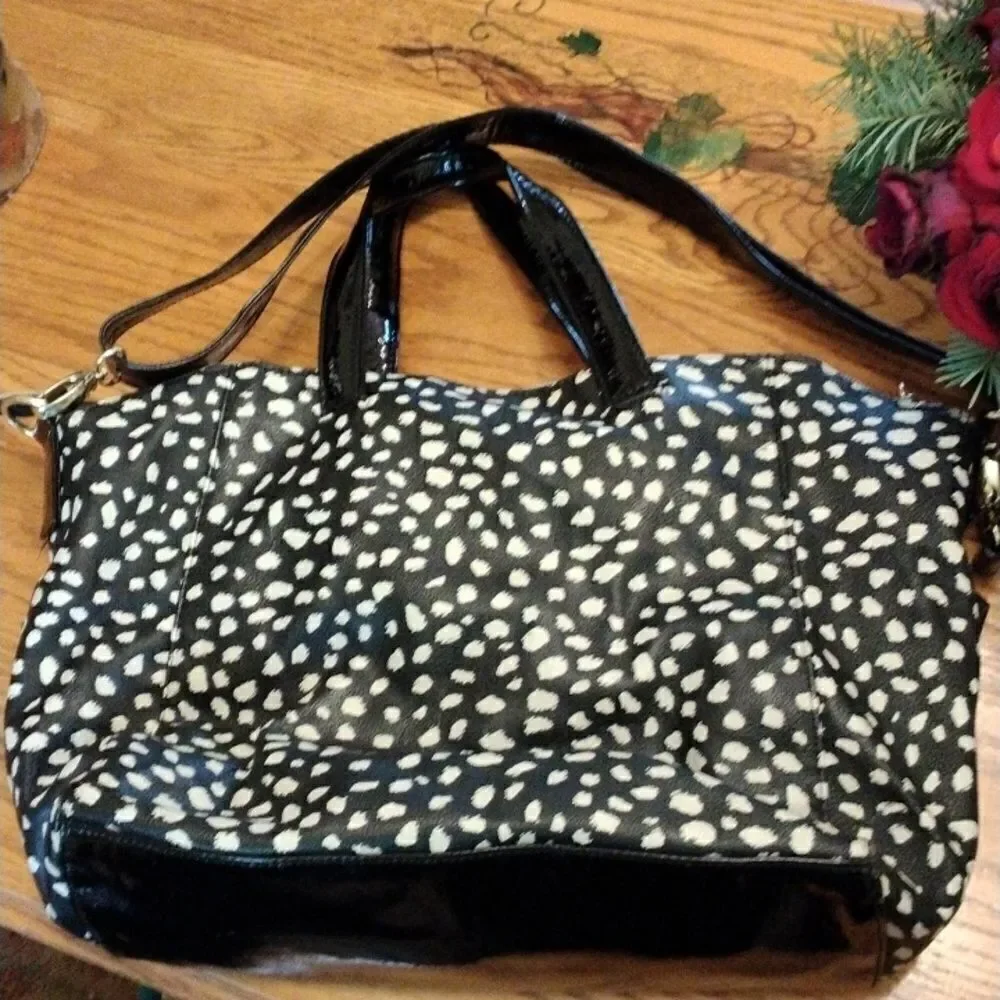 Betsey Johnson Spotted Satchel